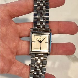 Michael Kors Square face silver watch